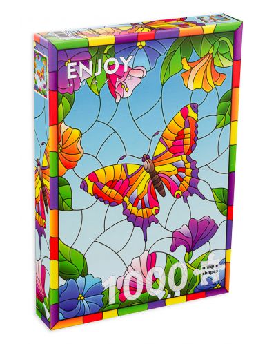 Puzzle Enjoy de 1000 de piese - Fluture de Cristal - 1